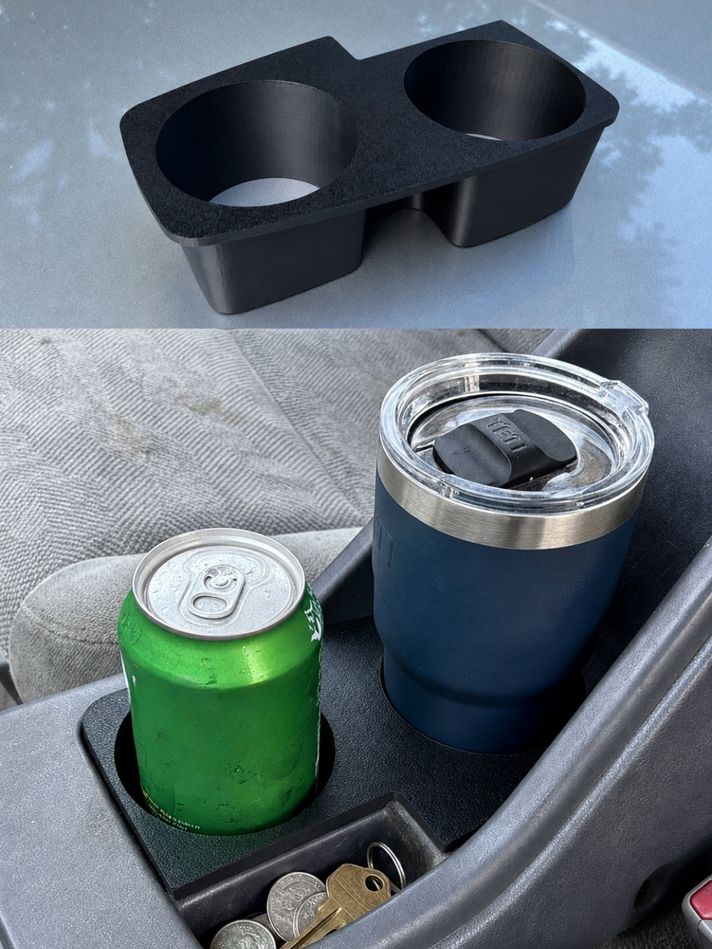 Toyota Tacoma Cup Holder Insert (1997-2000) — Trail Runner Customs